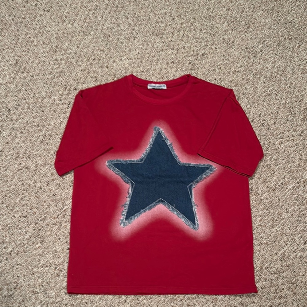 Aelfric Eden Red and Blue Star Tee